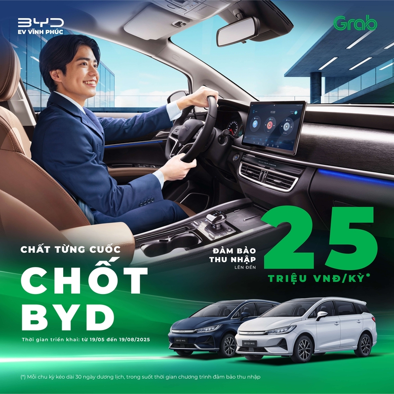 Tài Xế Công Nghệ Đang Ưu Tiên Chọn Xe Điện BYD – Giải Pháp Kinh Tế Bền Vững