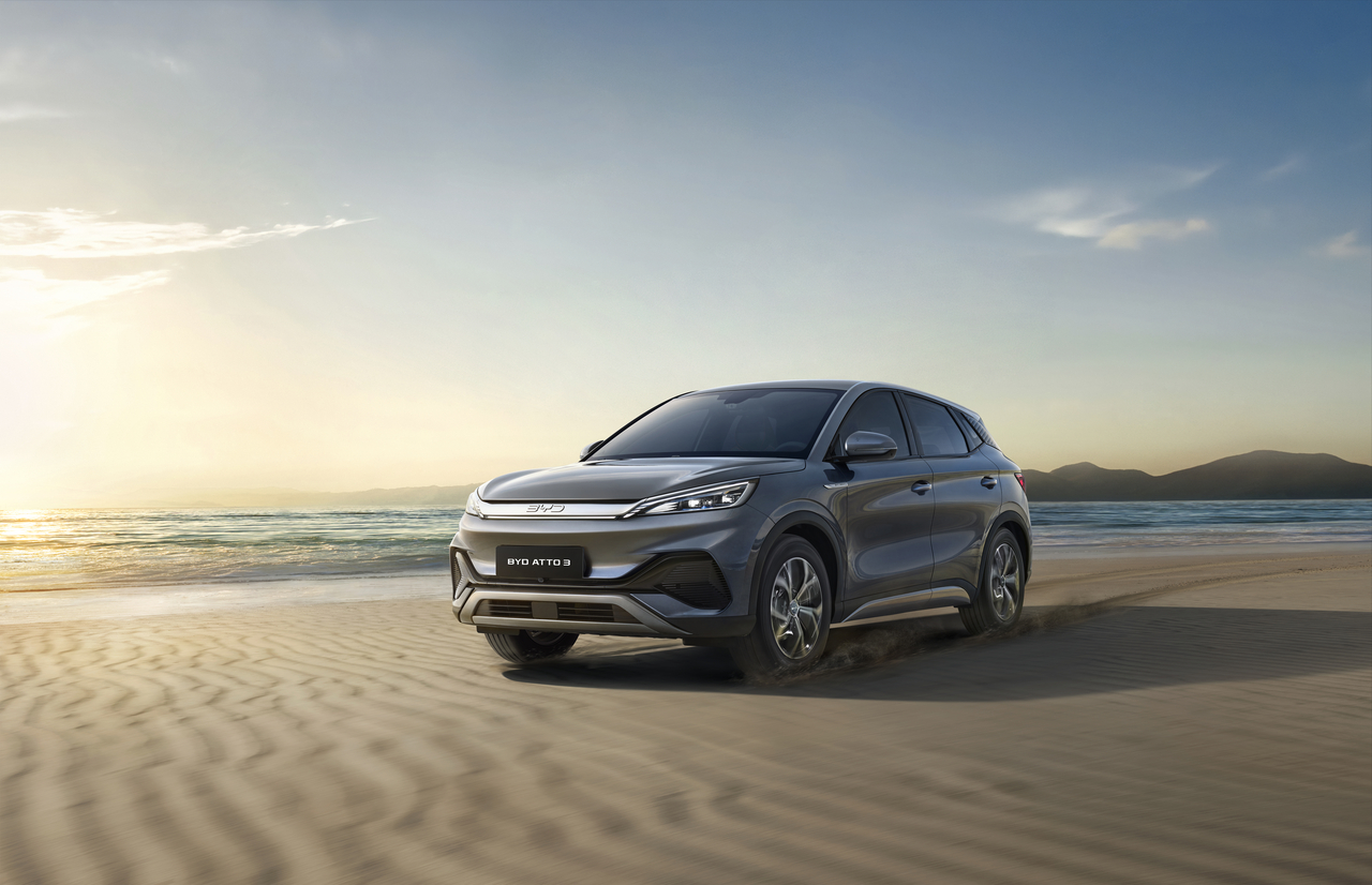 BYD ATTO 3 – SUV điện đô thị thiết kế cảm hứng từ đại dương, hiện đại và trẻ trung